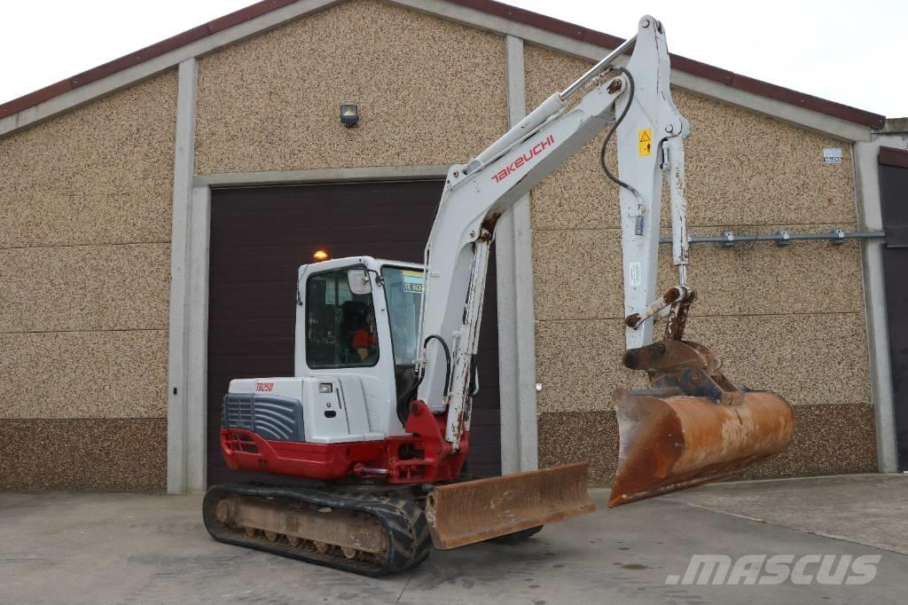 Takeuchi TB 250 Mini ekskavatörler, 7 tona dek