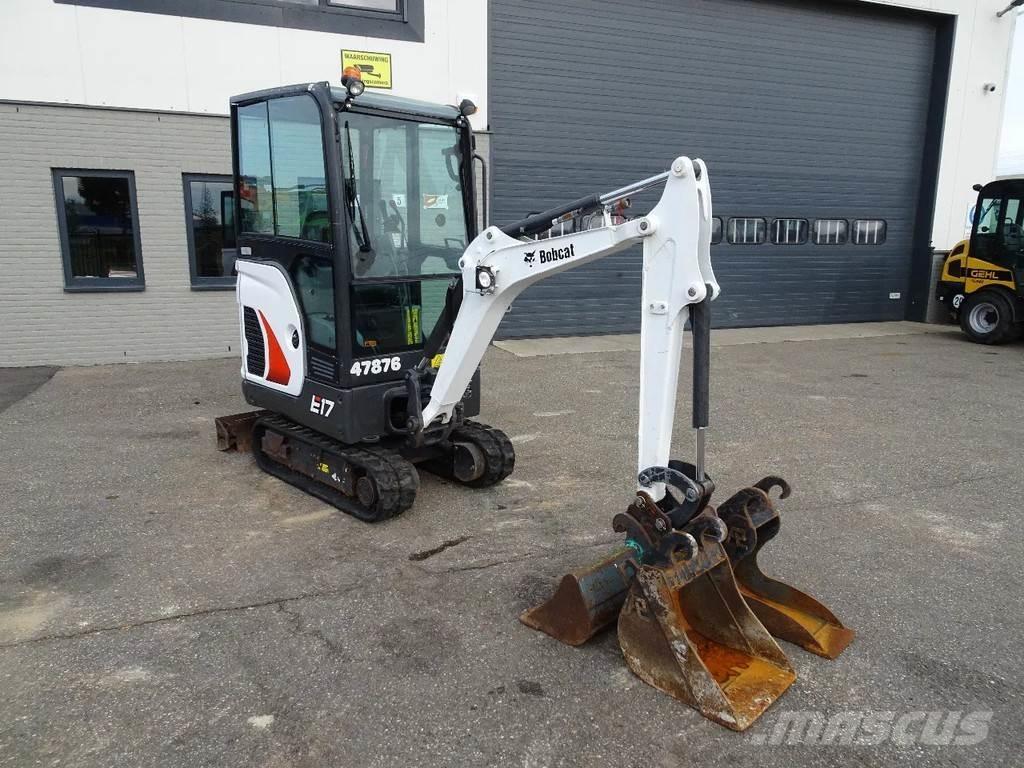 Bobcat E17 Mini ekskavatörler, 7 tona dek