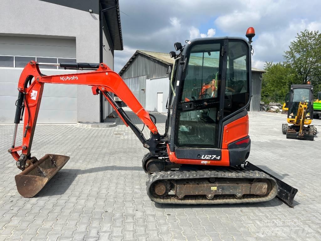 Kubota U 27-4 Mini ekskavatörler, 7 tona dek