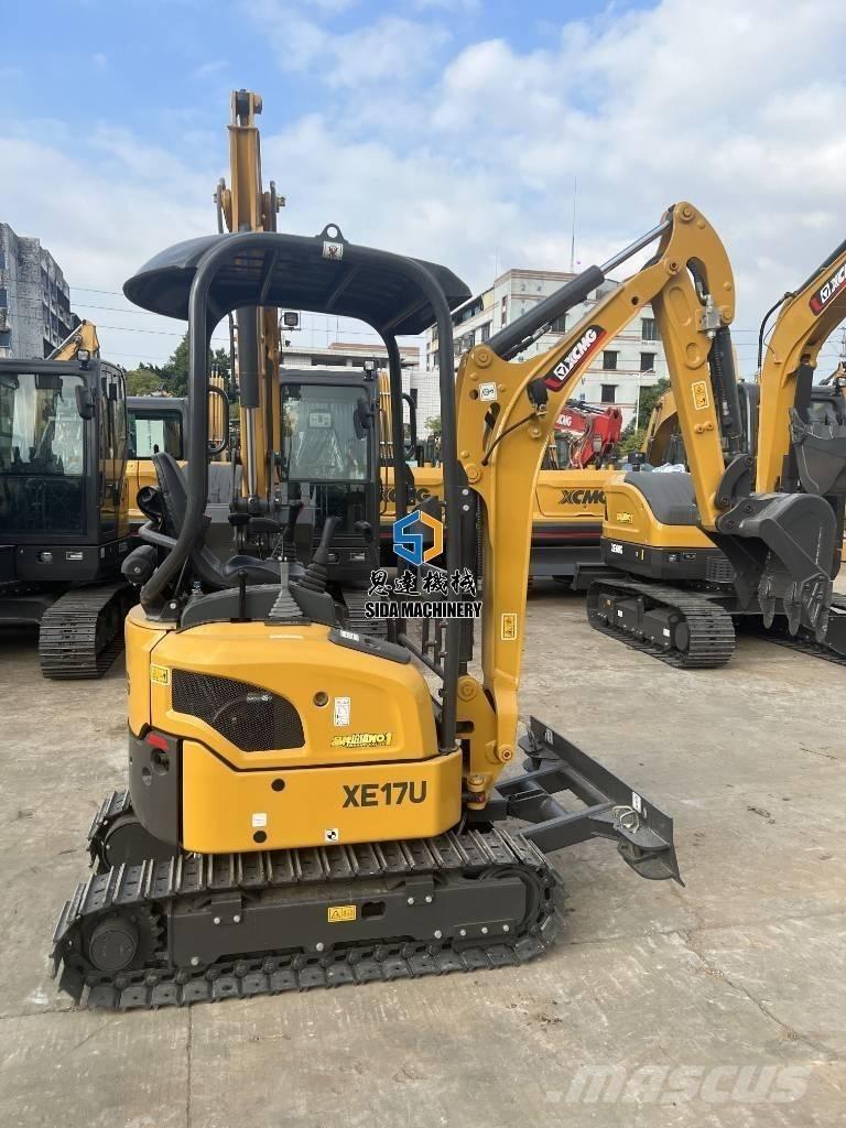 XCMG XE 17 U Mini ekskavatörler, 7 tona dek