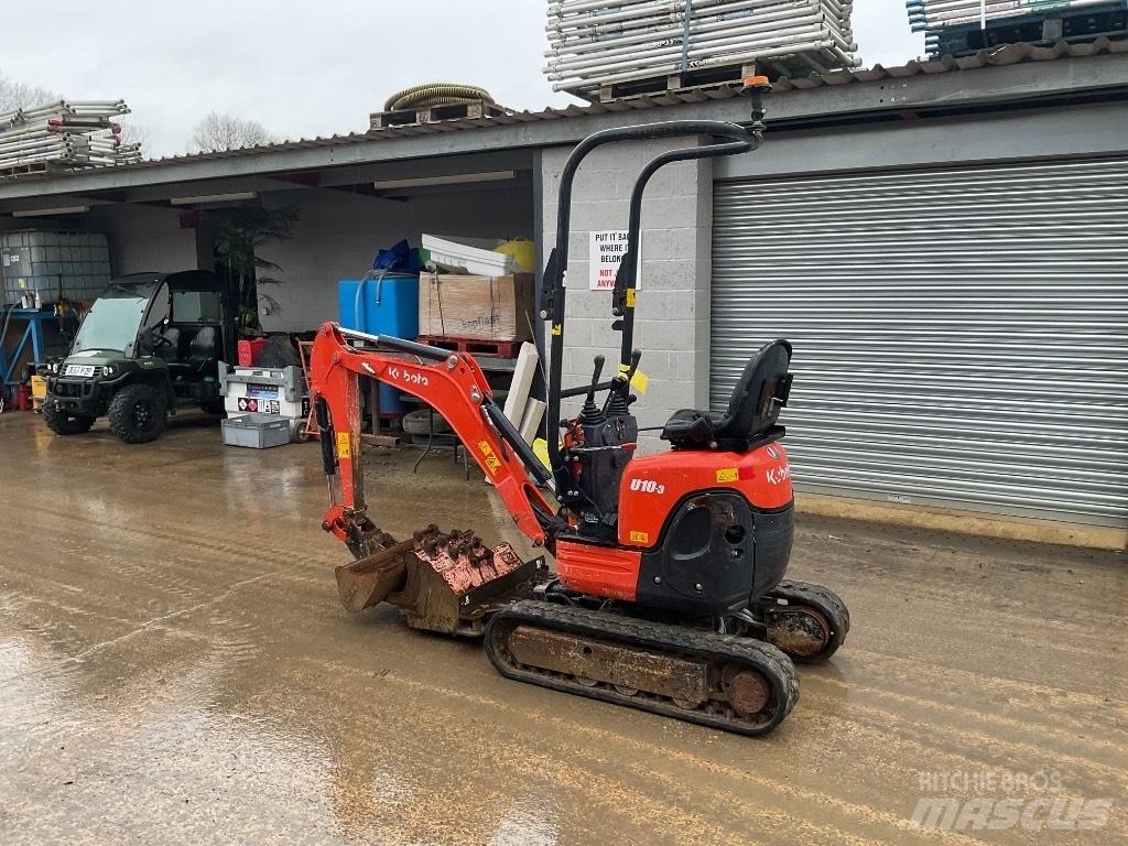 Kubota U 10 Mini ekskavatörler, 7 tona dek