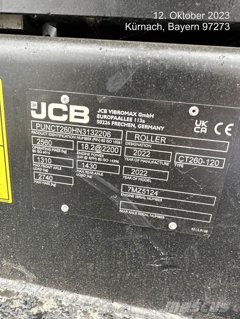 JCB CT260-120 Silindirler
