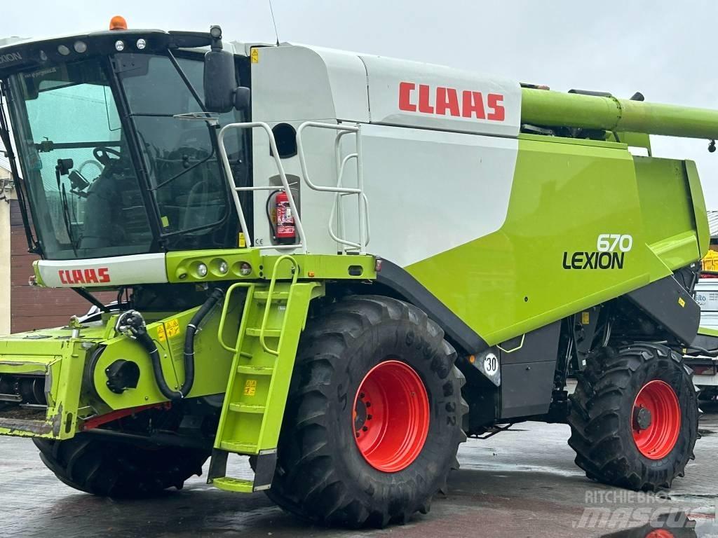 CLAAS Lexion 670 4x4 Biçerdöverler