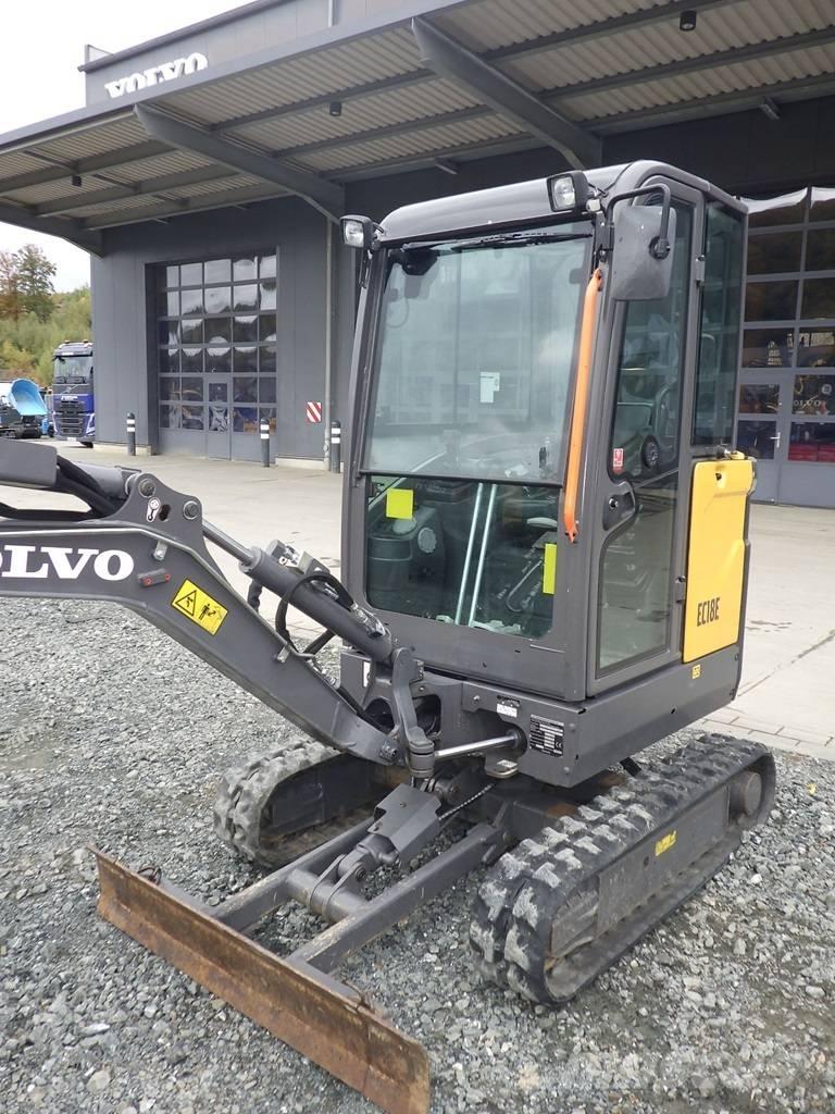 Volvo EC 18 E Mini ekskavatörler, 7 tona dek