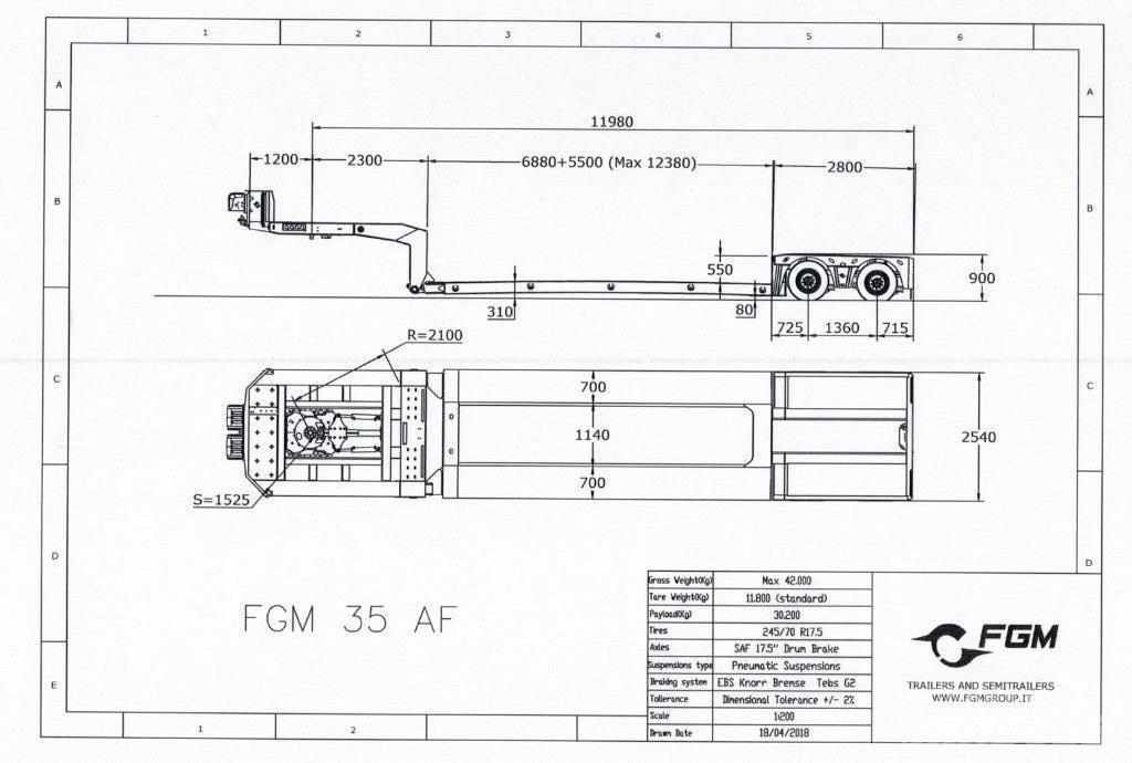 FGM 35 Flatbed çekiciler