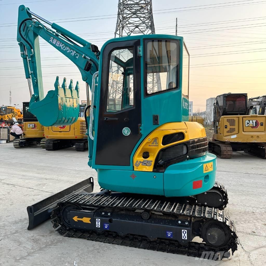 Kubota U 25 Mini ekskavatörler, 7 tona dek