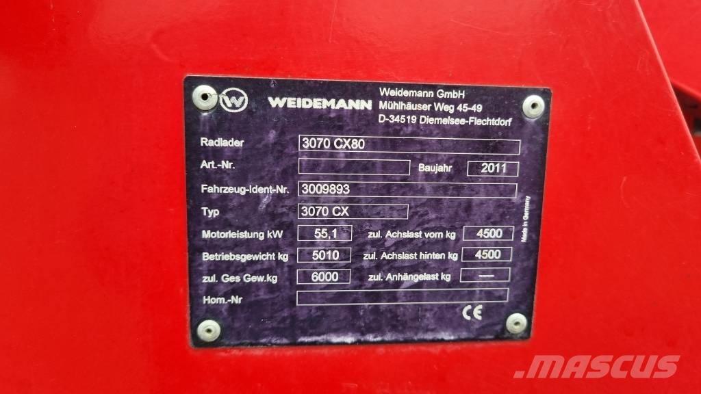 Weidemann 3070CX60 Tekerlekli yükleyiciler