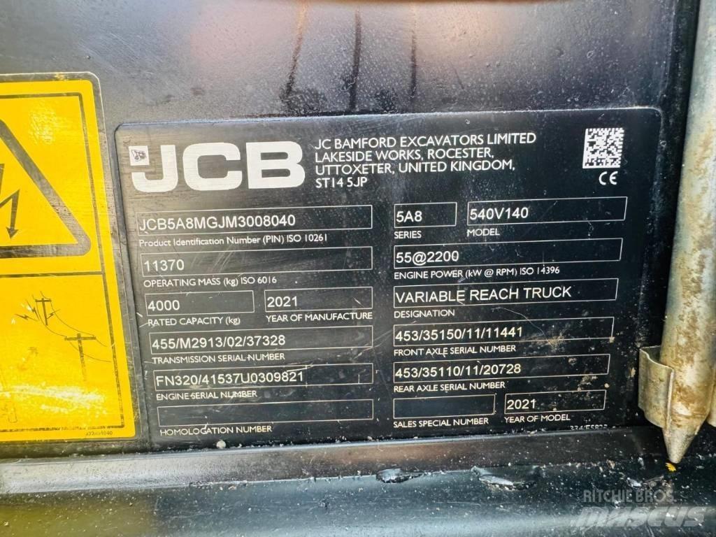 JCB 540-140 Teleskopik yükleyiciler