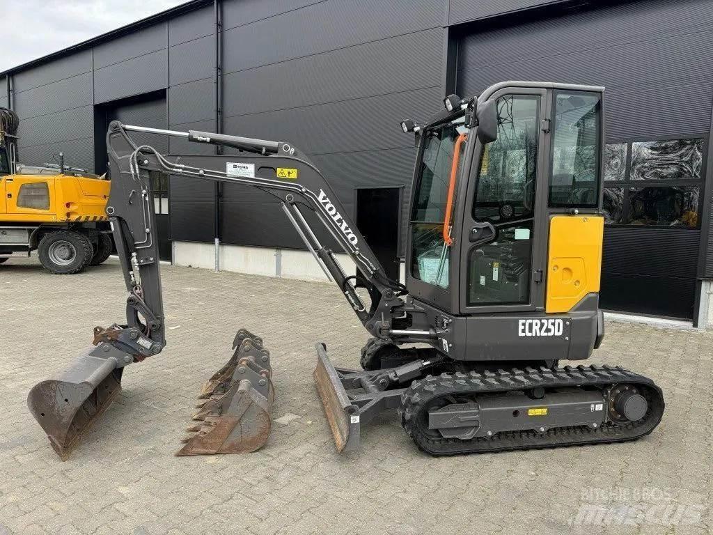 Volvo ECR25D Mini ekskavatörler, 7 tona dek