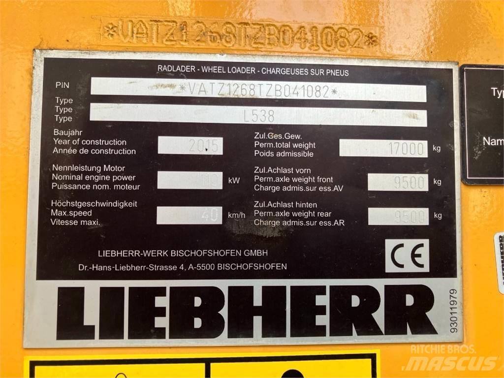Liebherr L538 Tekerlekli yükleyiciler