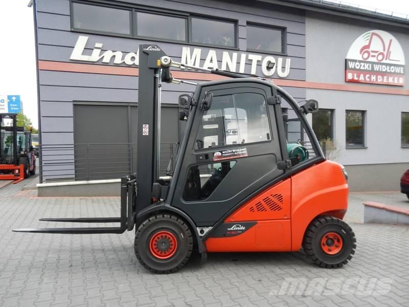 Linde H 30 T-03 LPG'li forkliftler