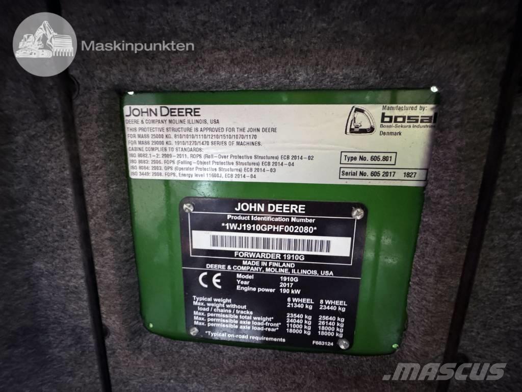 John Deere 1910 G Tomruk yükleyici traktörler