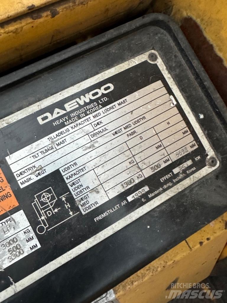 Daewoo G30E LPG'li forkliftler