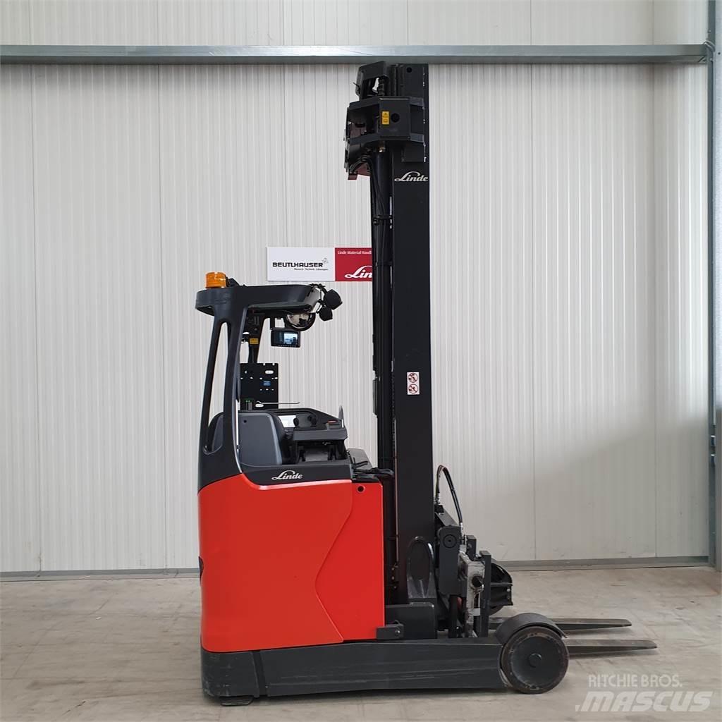 Linde R20 Reach truck - depo içi istif araçları