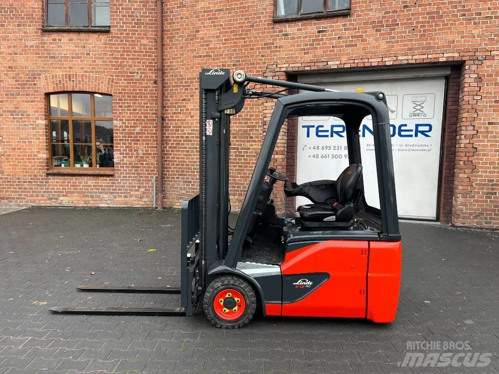 Linde E 15 Elektrikli forkliftler