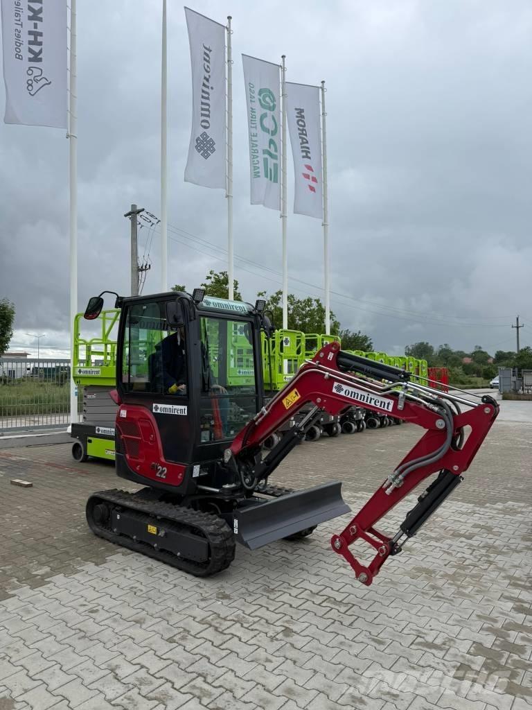 Yanmar SV 22 Mini ekskavatörler, 7 tona dek