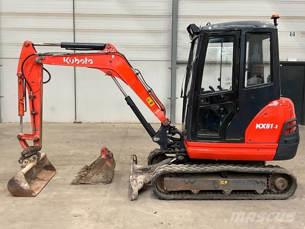 Kubota KX 61-3 Mini ekskavatörler, 7 tona dek