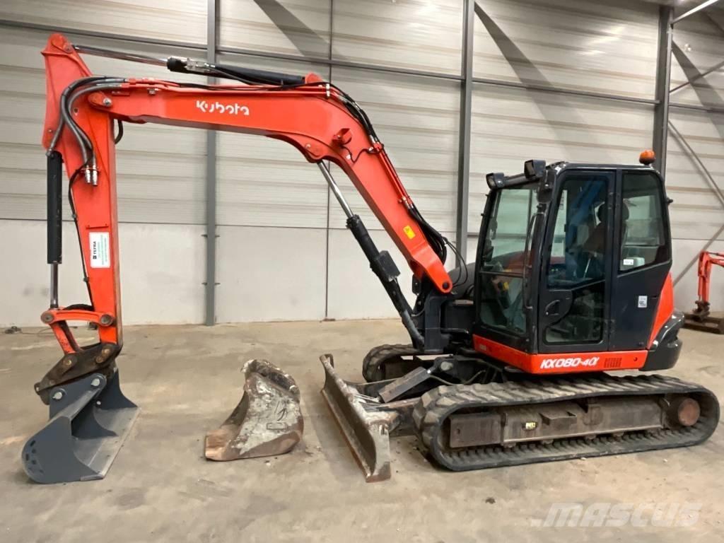 Kubota KX 080-4 A Midi ekskavatörler 7 - 12 t