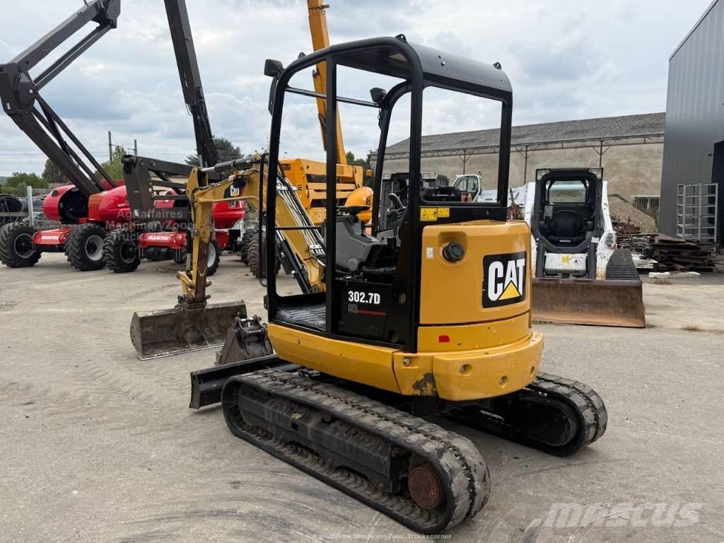CAT 302.7 CR Mini ekskavatörler, 7 tona dek