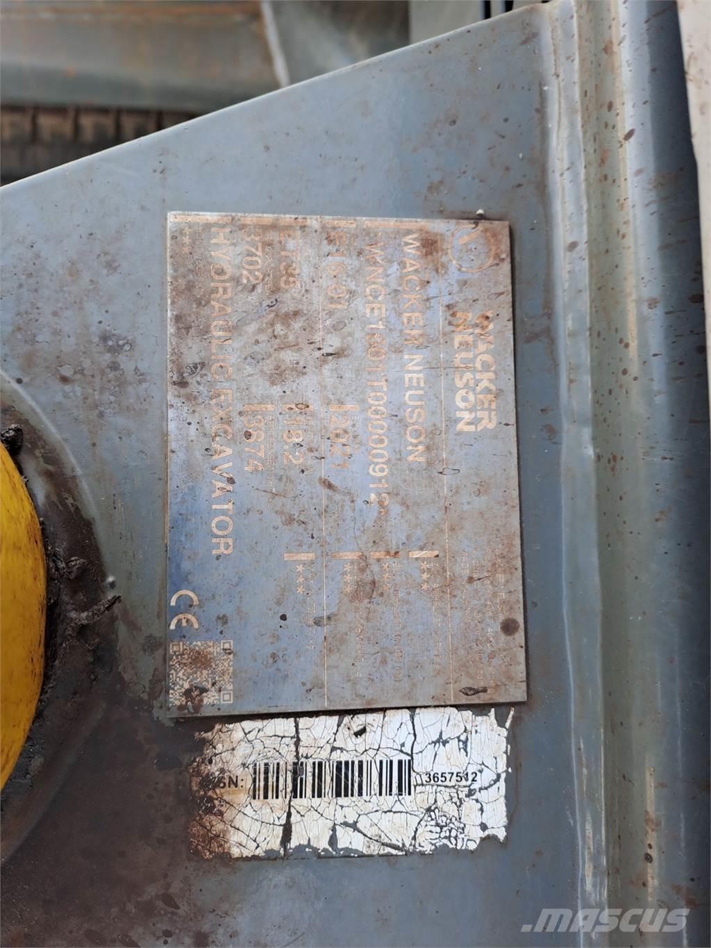 Wacker Neuson ET35 Paletli ekskavatörler