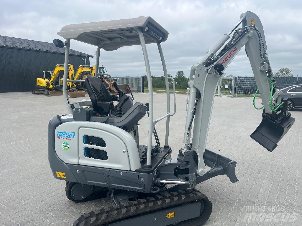 Takeuchi TB 20 E Mini ekskavatörler, 7 tona dek