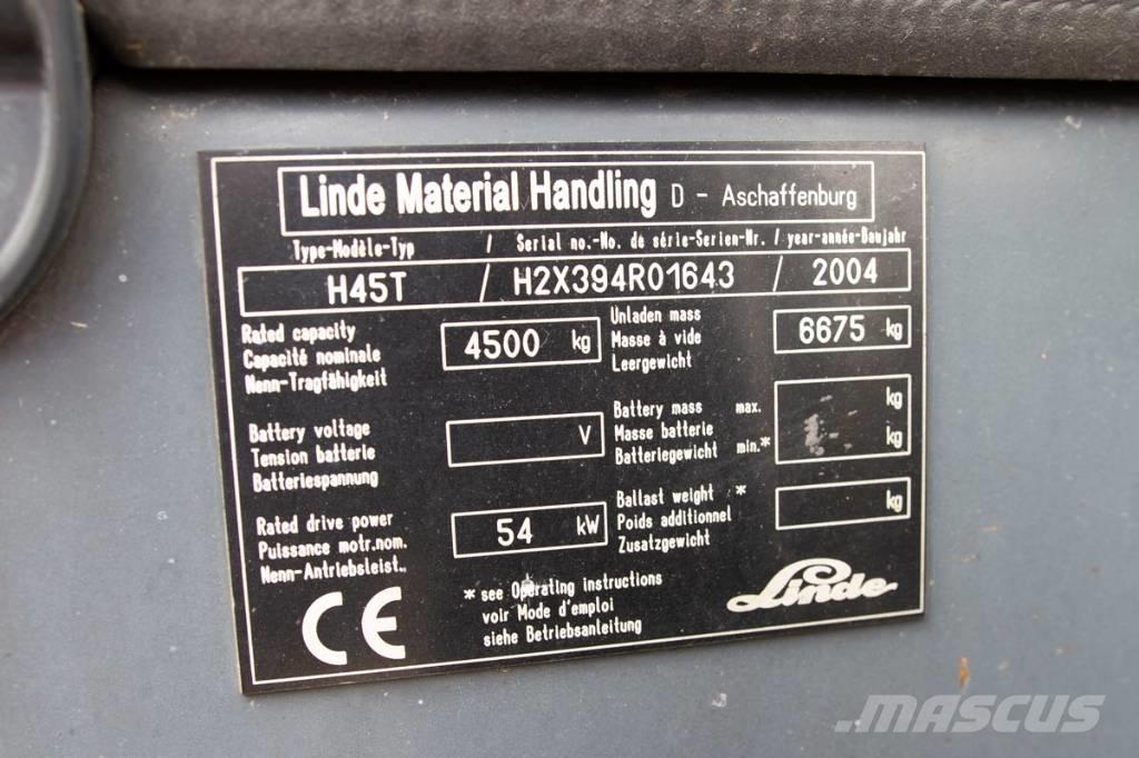 Linde H 45 T LPG'li forkliftler