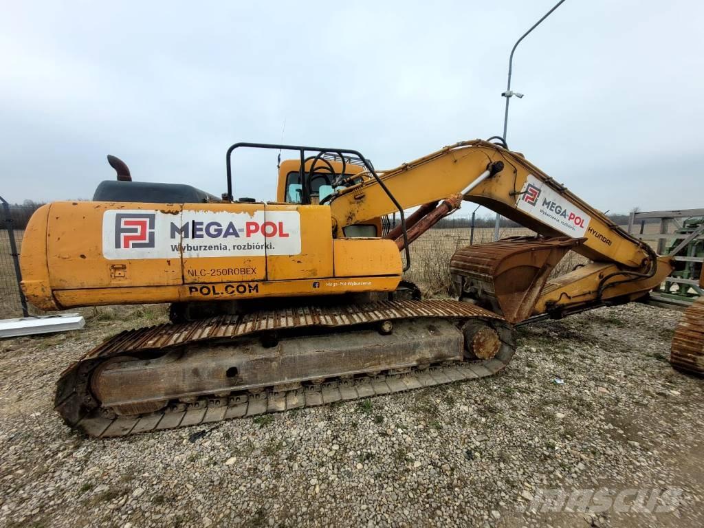 Hyundai 250 Paletli ekskavatörler