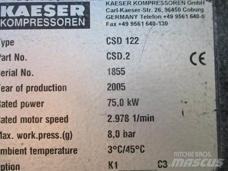 Kaeser CSD 122 Kompresörler