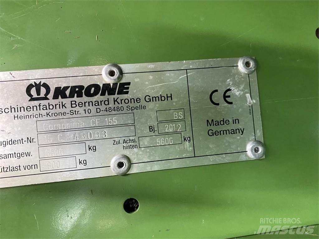 Krone CF 155 XC Rulo balya makinalari