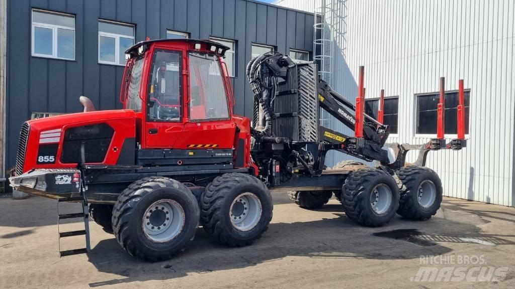 Komatsu 855 Tomruk yükleyici traktörler