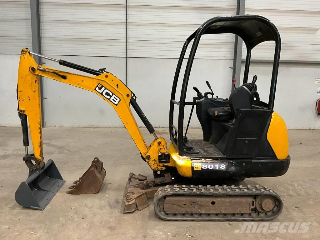 JCB 8018 Mini ekskavatörler, 7 tona dek