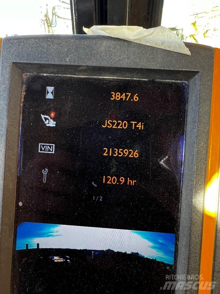 JCB JS 220 N LC Paletli ekskavatörler