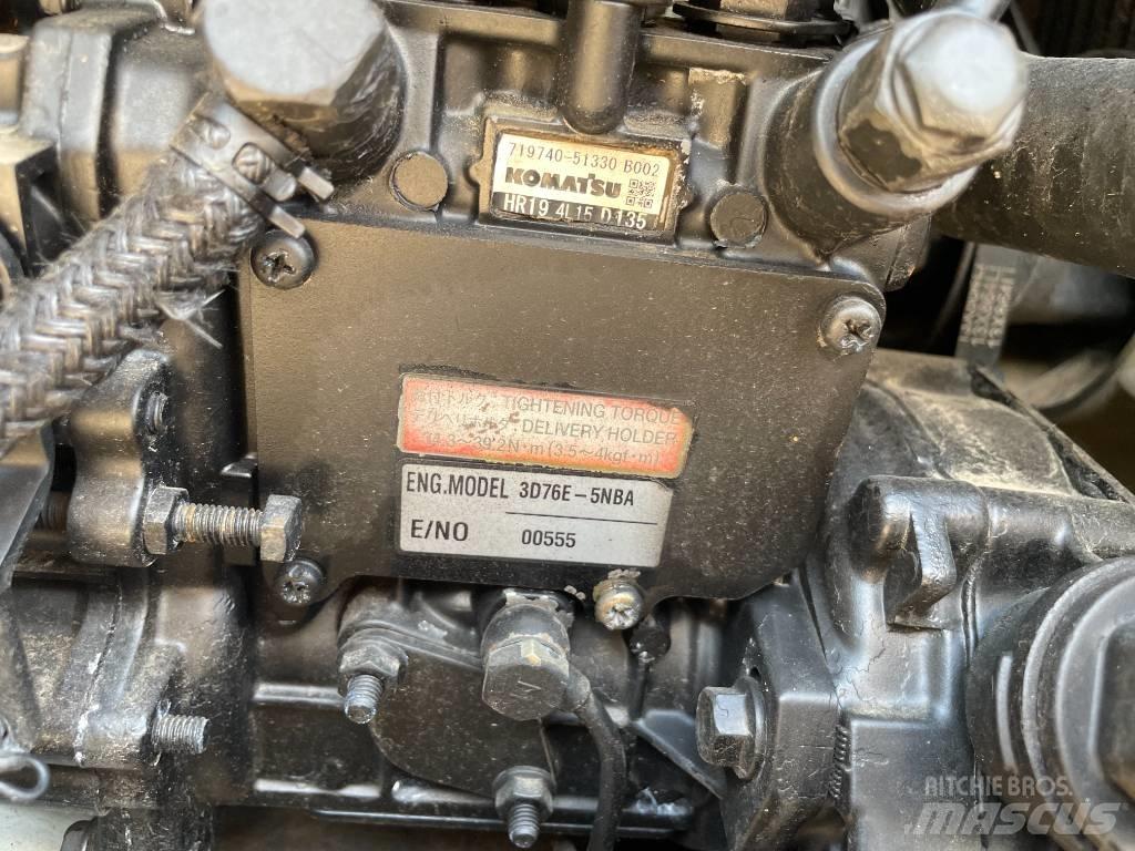 Komatsu PC 20 Paletli ekskavatörler