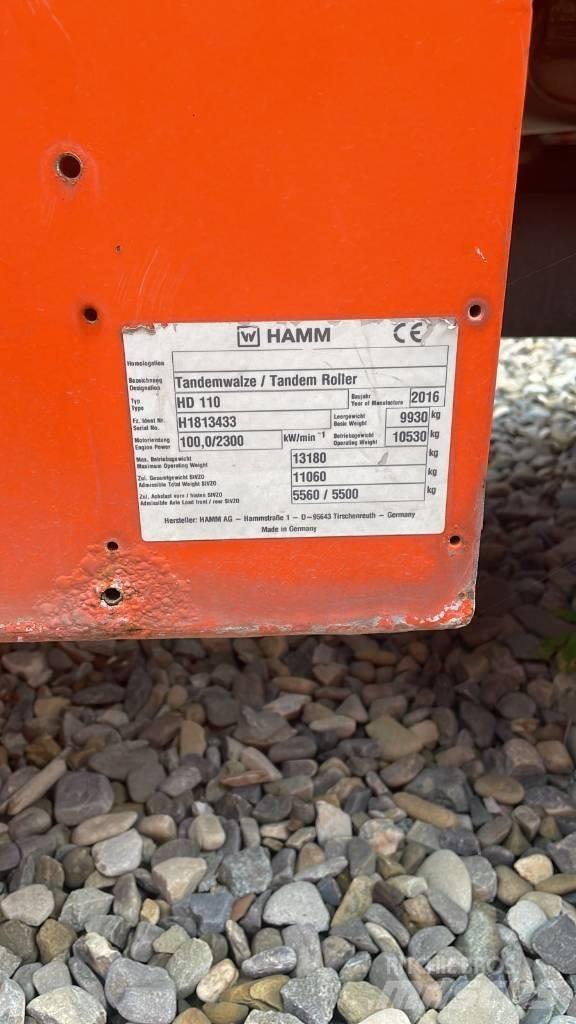 Hamm HD 110 Çift tamburlu silindirler