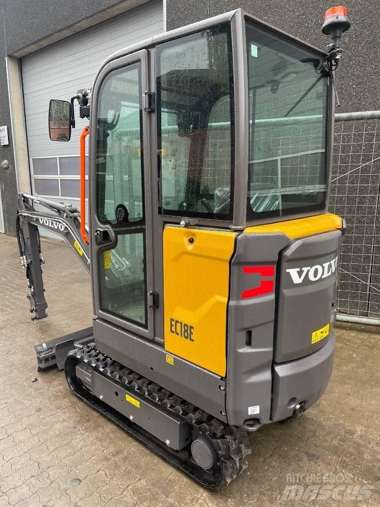 Volvo EC18E Mini ekskavatörler, 7 tona dek
