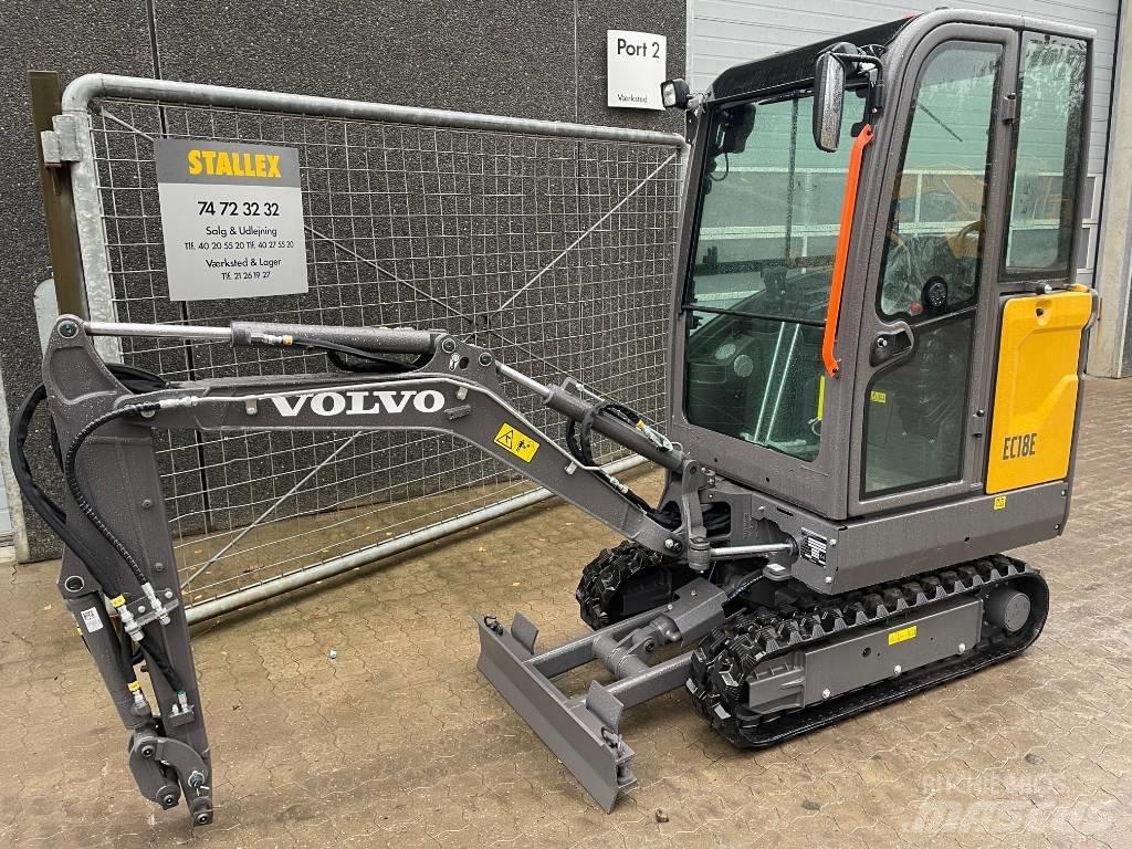Volvo EC18E Mini ekskavatörler, 7 tona dek