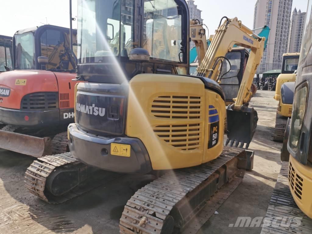 Komatsu PC50 Mini ekskavatörler, 7 tona dek