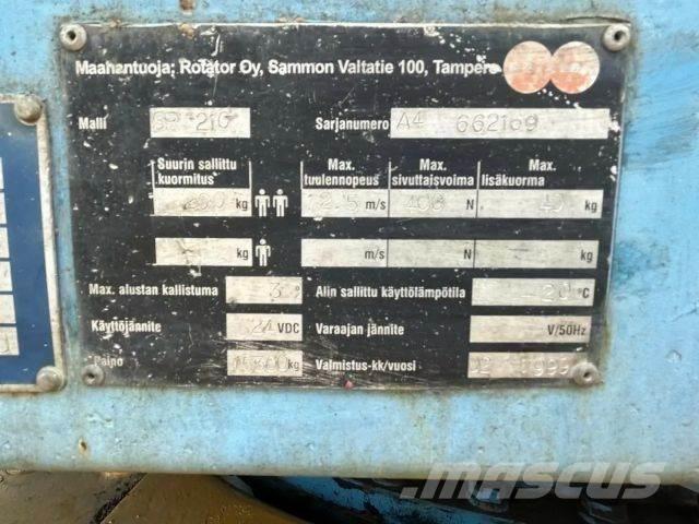 Aichi SR 210 Körüklü personel platformları