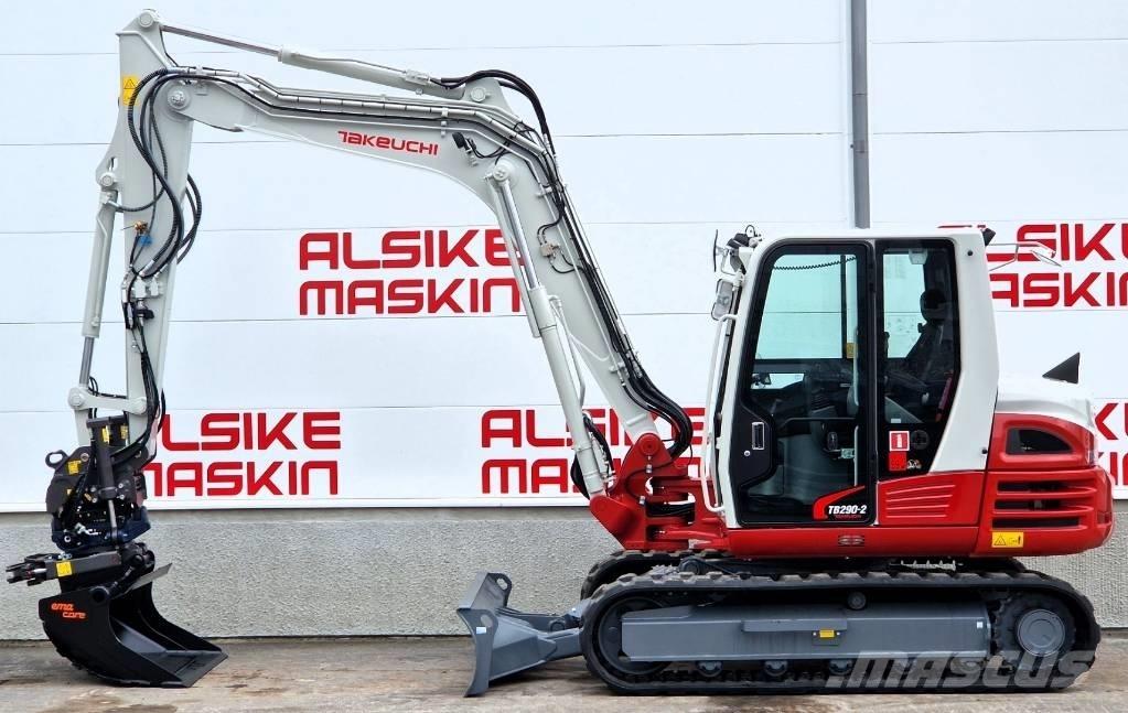 Takeuchi TB290-2 Midi ekskavatörler 7 - 12 t