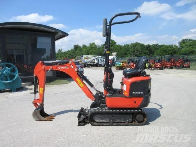 Kubota K008-5 Mini ekskavatörler, 7 tona dek