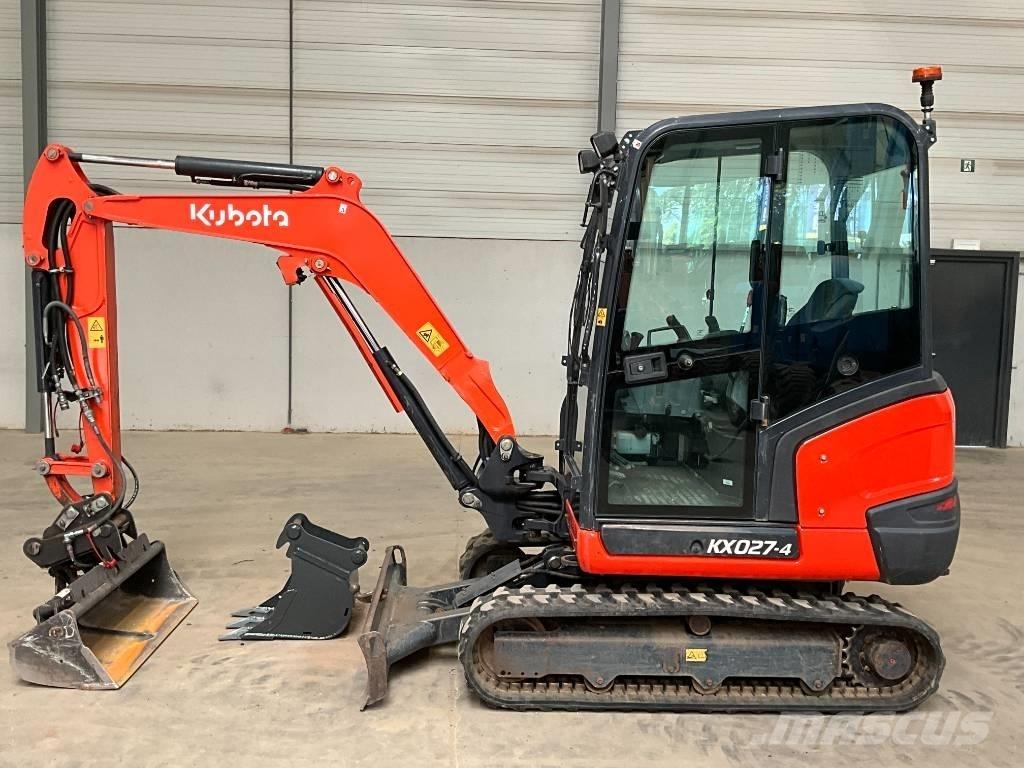 Kubota KX 027-4 HI Mini ekskavatörler, 7 tona dek