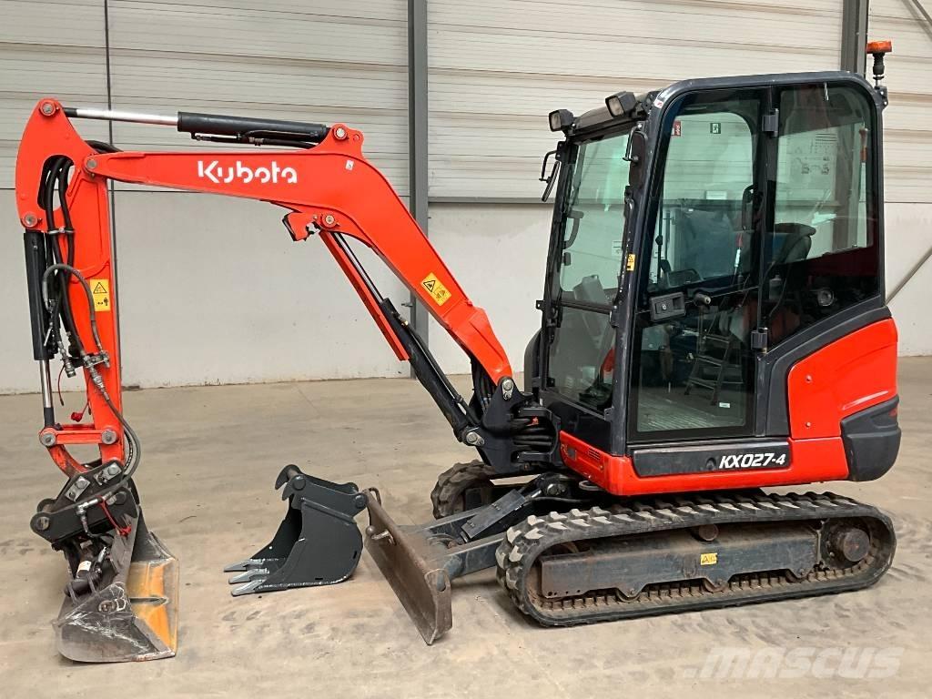 Kubota KX 027-4 HI Mini ekskavatörler, 7 tona dek