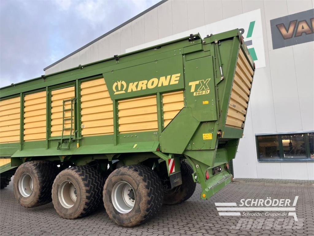 Krone TX 560 D Hububat/Silaj Römorkları
