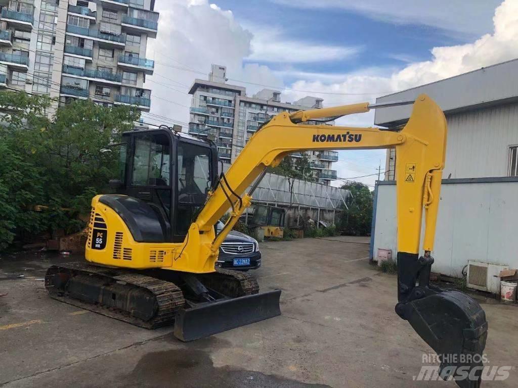 Komatsu PC 55 Mini ekskavatörler, 7 tona dek