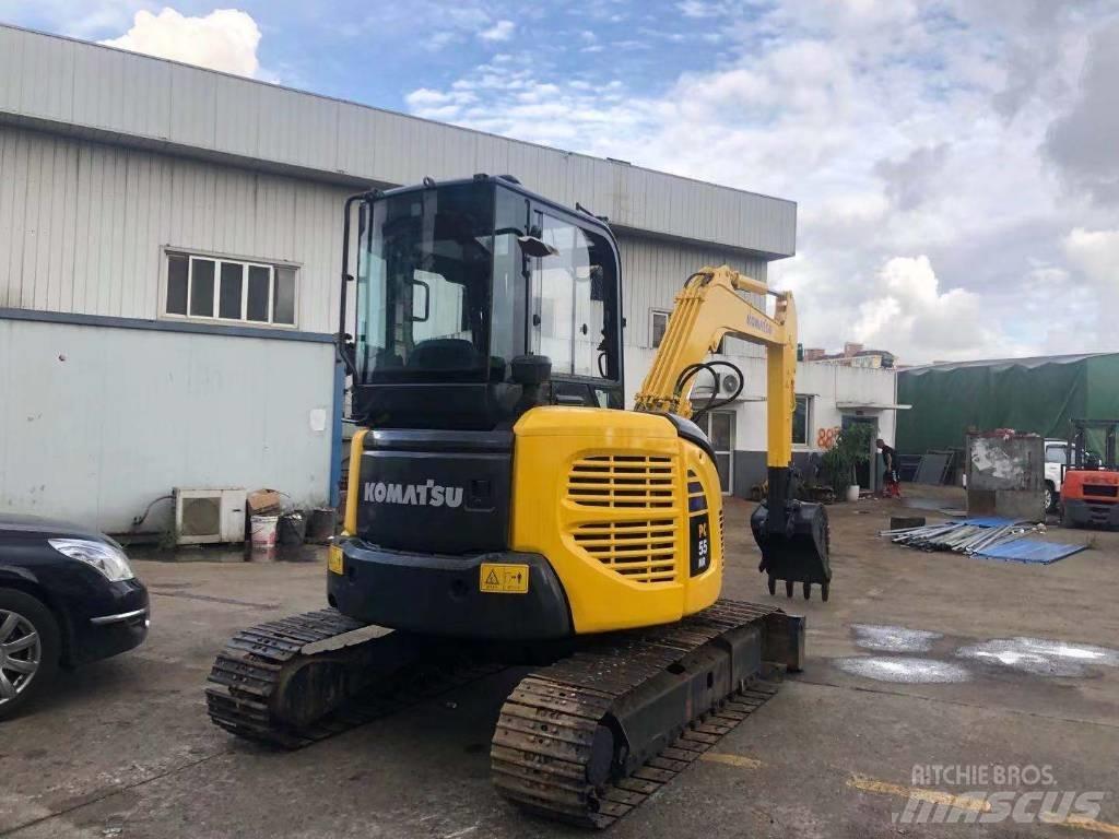 Komatsu PC 55 Mini ekskavatörler, 7 tona dek