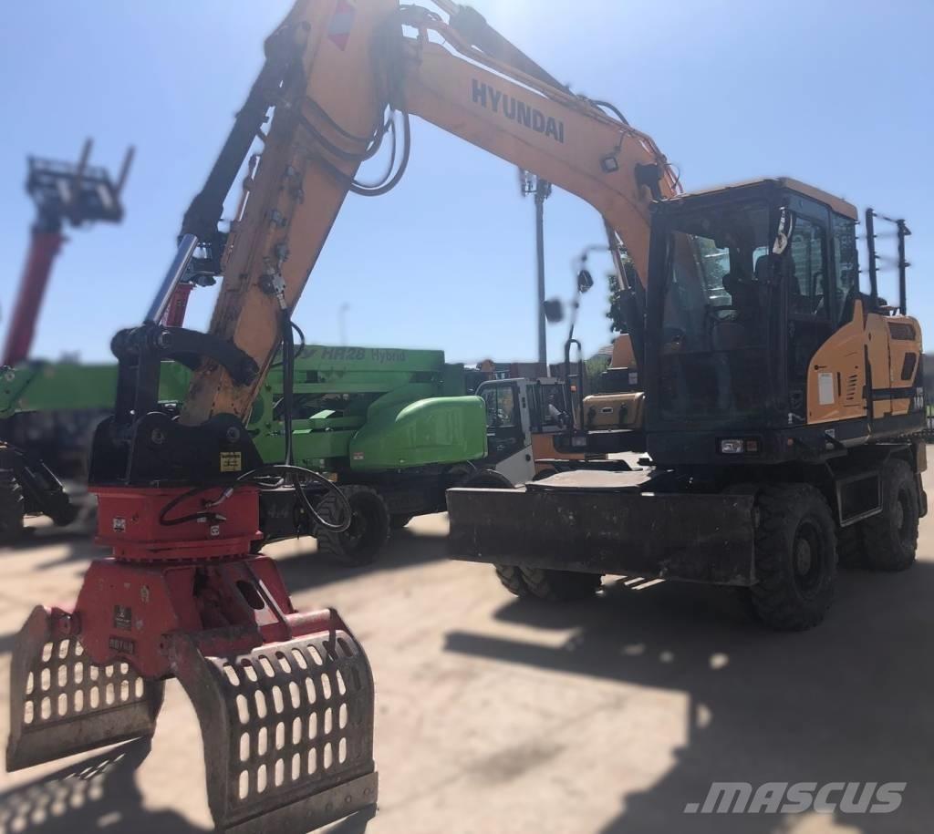 Hyundai HW140 Lastik tekerli ekskavatörler