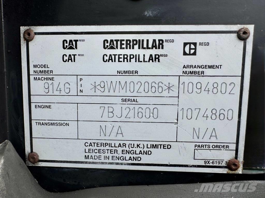 CAT 914 G Tekerlekli yükleyiciler
