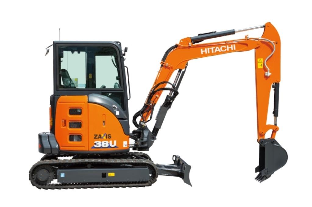 Hitachi ZX38U-6 Mini ekskavatörler, 7 tona dek