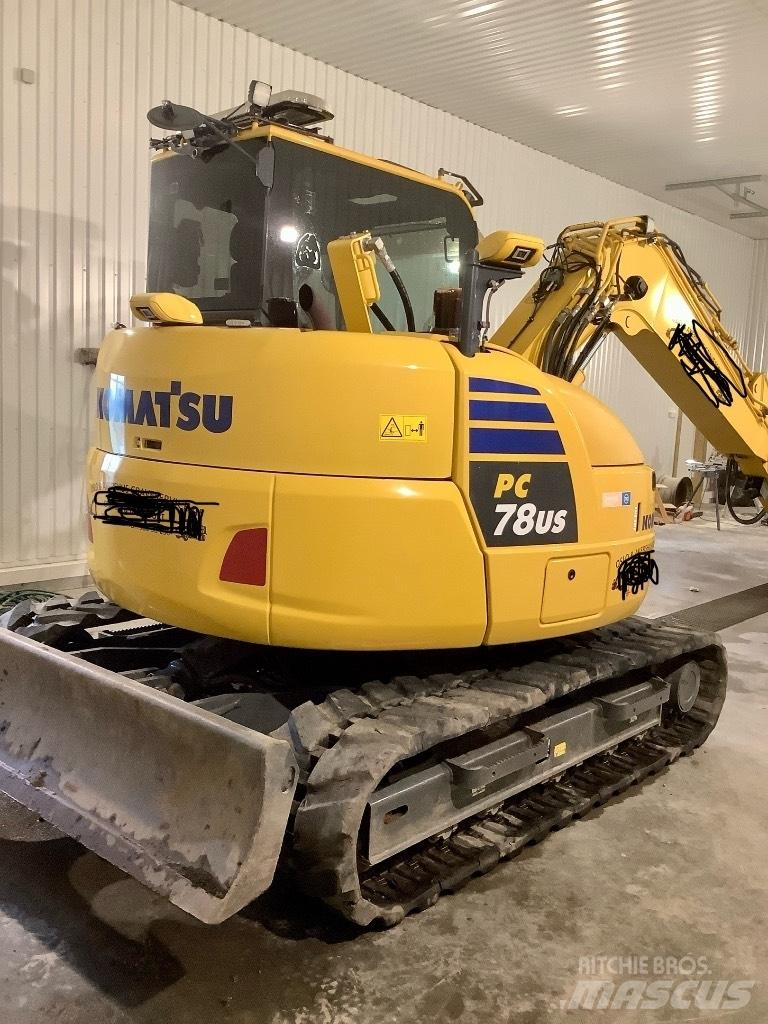 Komatsu Pc 78 us- 10 Midi ekskavatörler 7 - 12 t