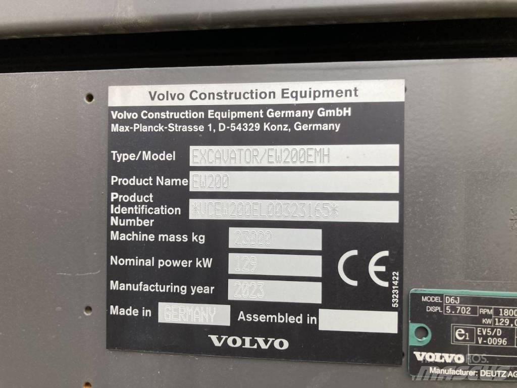 Volvo EW 200 E MH Lastik tekerli ekskavatörler
